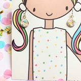 Best Friends Forever Jewellery Set- Dangle Earrings