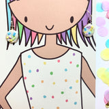 Best Friends Forever Jewellery Set- Dangle Earrings