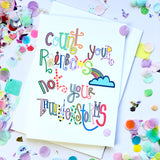 Count Your Rainbows Card