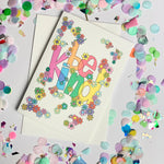 (W) Be Kind Floral Card