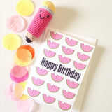 Happy Birthday Watermelon Card