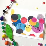 Happy Birthday Confetti Card
