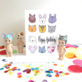Animal Card Happy Birthday