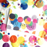 Happy Birthday Confetti Card