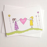 Mum Card - Love heart