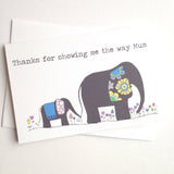 Mum Card- Elephant Love