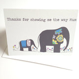 Mum Card- Elephant Love