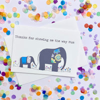 Mum Card- Elephant Love
