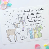 Illustration Print - Twinkle Twinkle Little Star