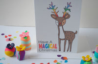 Christmas Card- Reindeer MAGICAL