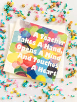 Teacher - Confetti Card
