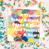 Teacher - Confetti Card