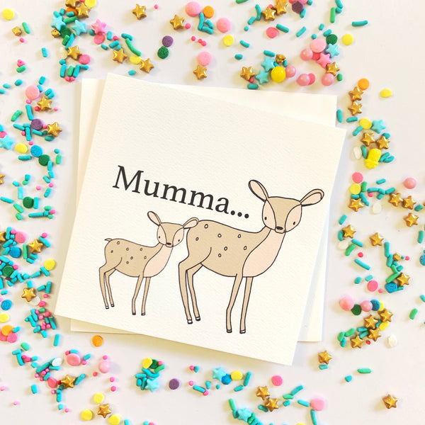 Mum Card - Mumma Deer
