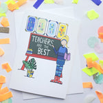 Teacher - Chalkboard Card